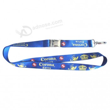 Custom with your logo for Promotion Silk Printing Lanyards with Metal Buckle