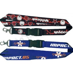 Custom with your logo for 2019 Promotional Custom Silk Screen Printed Neck Lanyard
