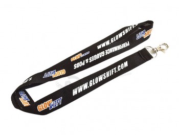 Custom with your logo for 2019 Factory Supply Imprint Custom Polyester Neck Lanyard