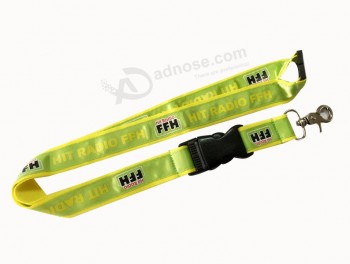 Wholesale high-end High Quality Woven Satin Lanyards with Customized Logo