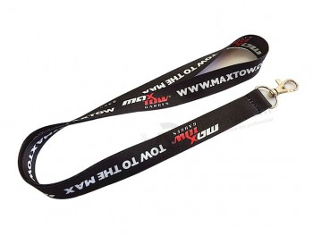 Wholesale high-end Free Sample Sublimation Neck Lanyard with Carabiner Hook