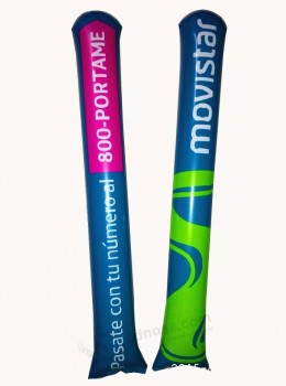 Wholesale custom Cheering Inflatable PE Balloon Sticks for Advertising
