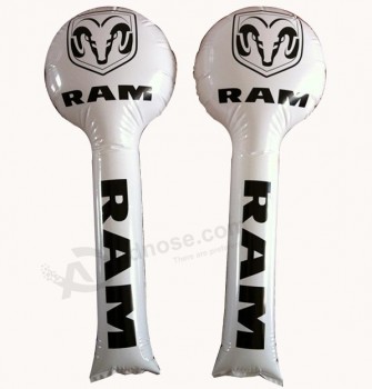 Wholesale custom Inflatable Football Cheering Thunder Bang Sticks for Promotional