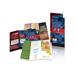 A3 Folding Leaflet Brochure Printing Manual Cheap Custom