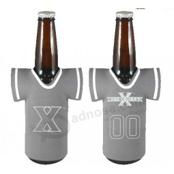 Neoprene Sports Jersey Shape Stubby Beer Cooler for custom with your logo