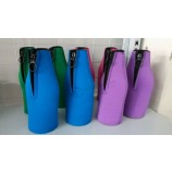 3SuporTe de garrAfa de vinho de neoprene de mm de espessura para personalizado com seu logoTipo