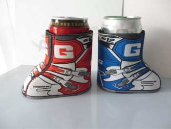 2017 Hot Selling Christmas Gift Shoes Neoprene Can Cooler for custom with your logo