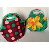 Werbe-kühler isolierTe Neopren LunchpAkeT miT Reißverschluss für Büro für benuTzerdefinierTe miT Ihrem Logo