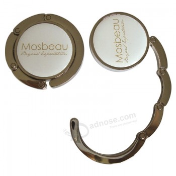 OEM Fashion Metal Purse Hanger for Table for custom with your logo