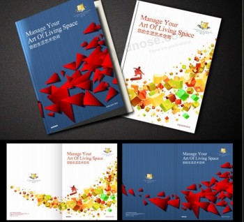 VenTa al por mayor personalizada a granel coloridos folleTos de impresión 