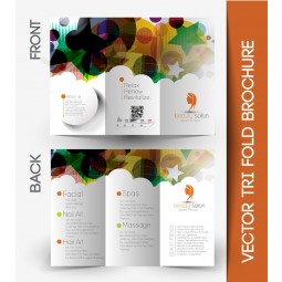 Customized Colorful Printing Accordion Fold Advertising Promotion Brochure