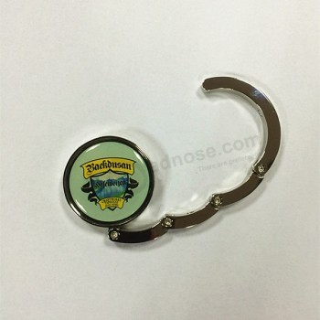 Wholesale customized high quality Advertising High Quality Metal Bag Hook for Hangbags