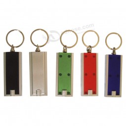 Wholesale customized high quality Hot Selling Promotional LED Keychain Light with your logo