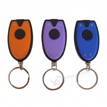Wholesale customized high quality Promotional Mini Plastic LED Keychain with Light