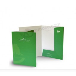 PräsenTaTionsmappe Ledergebundener Druck/ Tuch gebundenen Buchdruck