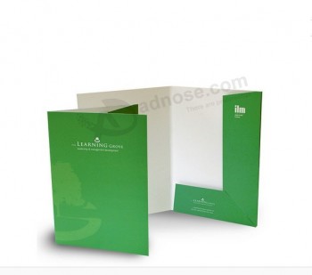 Presentation Folder Leather Bound Printing/ Cloth Bound Book Printing