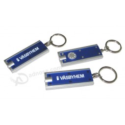 Wholesale customized high quality Hot Sale Promotional LED Light Keychain with your logo