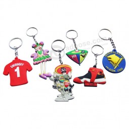 Wholesale customized high quality Factory Supply Various Design Customized Soft PVC Keychain wtth your logo