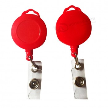 Wholesale customized high quality New Design Plastic Retractable Badge Reel with your logo