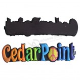 HeTe verkoop 3d aangepasTe zachTe pvc-koelkasTmagneeT meT heT Afdrukken van uw logo
