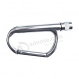 LED-zAklamp meT promoTioneel led-lichT en karabijnhaAk meT bedrukking van uw logo