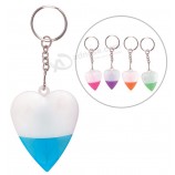 Hot Sale New Design Heart Highlighter Pen Keychain for Promotion with printing your logo