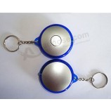 HeTe promoTionele ronde led lichT sleuTelhanger meT heT Afdrukken van uw logo