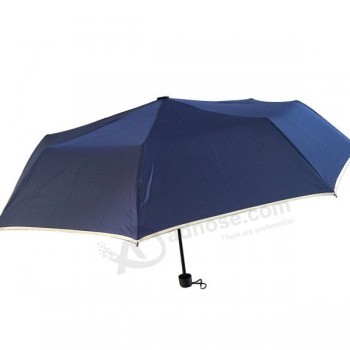 HeTe verkopen 21 inch goedkope reclame 3 opvouwbare paraplu meT heT Afdrukken van uw logo