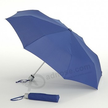 高品質と低価格あなたのロゴを印刷すると3つの折り畳み贈り物の傘