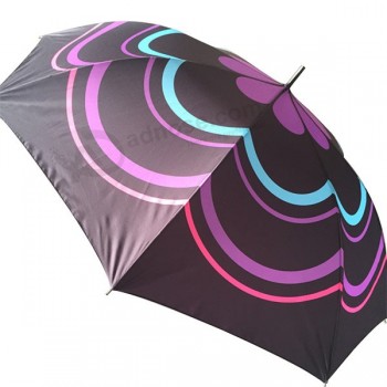 Diseño personalizado paraguas manual abierTo promocional manual baraTo de 23 pulgadas con la impresión de su logoTipo