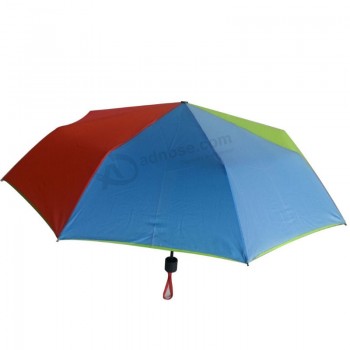 3 Plegar el paraguas promocional de impresión personalizada baraTa para regalo con la impresión de su logoTipo 