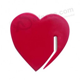 Cadeau promoTionnel en forme de coeur en plasTique ouvre-leTTre pour personnalisé avec voTre logo