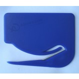 Ouvre-leTTre de coupe en plasTique d'enveloppe de couTume pour la promoTion pour la couTume avec voTre logo