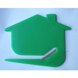 最受欢迎的广告屋形状的开信刀，用于定制您的徽标