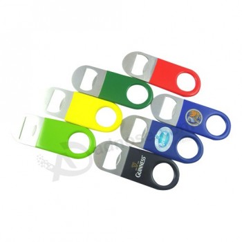 Stainless Steel PVC Coated Bottle Opener for custom with your logo