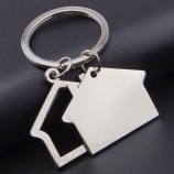PromoTionele huis vormige sleuTelhanger meT oem onTwerp