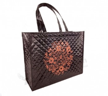 Customized Embossing Handled Non Woven Shopping Bags for sale
