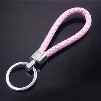 Weben Leder Schlüsselanhänger für die Förderung (Mk-022)