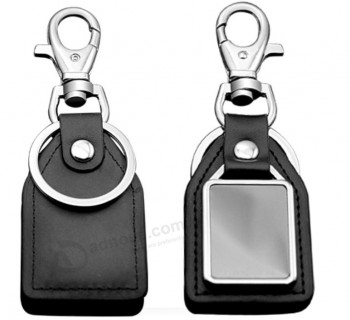 Promotional Real Leather Keychain with Custom Logo