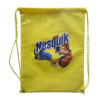 индивидуальный напечатанный рекламный рюкзак drawsтриангуляцияng для продажи