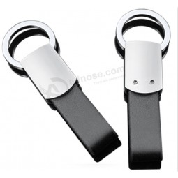 Keyholder en cuir pu personnalisé pour le cadeau de promoTion (Mk-055)
