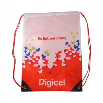 Wholesale 2019 Promotional Customized 210d Drawstring Bag