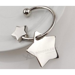 Kundenspezifisches STernformmeTallkeychain (Mk-013)