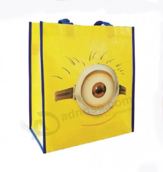 Custom high-end 2017 Promotional New Design Laminated PP Non Woven Shopping Bag