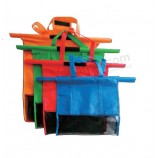 HauT personnalisé-Fin venTe chaude supermarché non Tissé shopping 4 seT panier sac