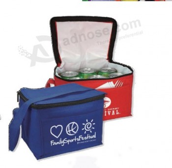 Custom high-end Non Woven Cans Thermal Frozen Food Lunch Picnic Bag