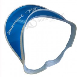 Logo personnalisé pvc pare-soleil hauTe qualiTé éTé en plein air en plasTique pare-soleil à vendre