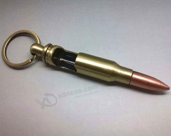 Cheap Promotional Beer Bullet Bottle Opener with Keychain