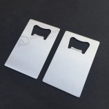 Abridor de BoTellas baraTo de la TarjeTa de crédiTo del acero inoxidable promocional (Bo-013)