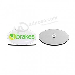 Oval Shape Printed Pin Badge for Souvenir Gift (PB-008)